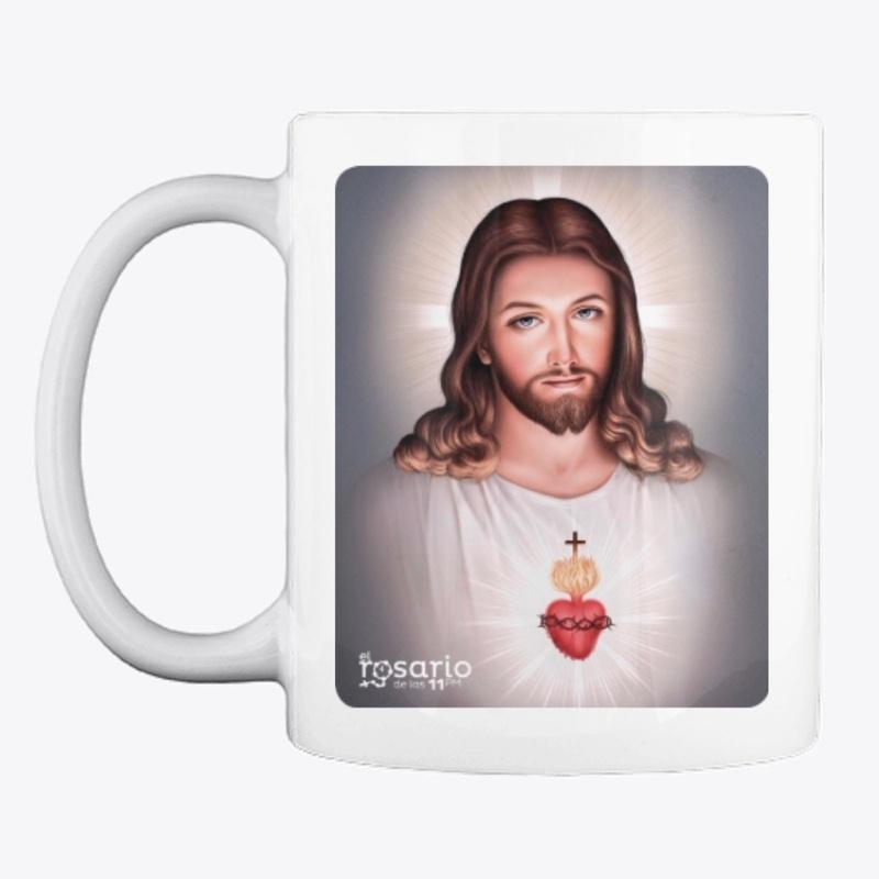 Taza Mug Cristo Sagrado Corazón de Jesús