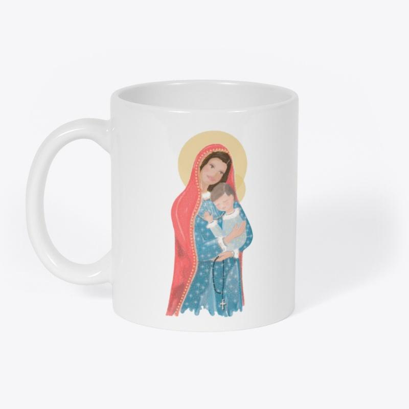 2 Mug Virgen de El Rosario de las 11 pm