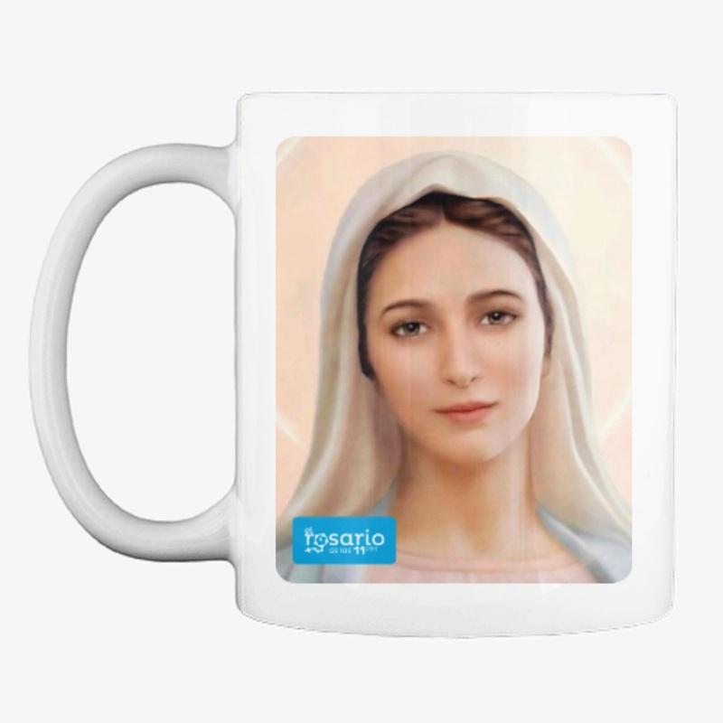 Taza Mug Virgen y Ave María